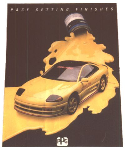 PPG Paint Stealth Pacecar Poster