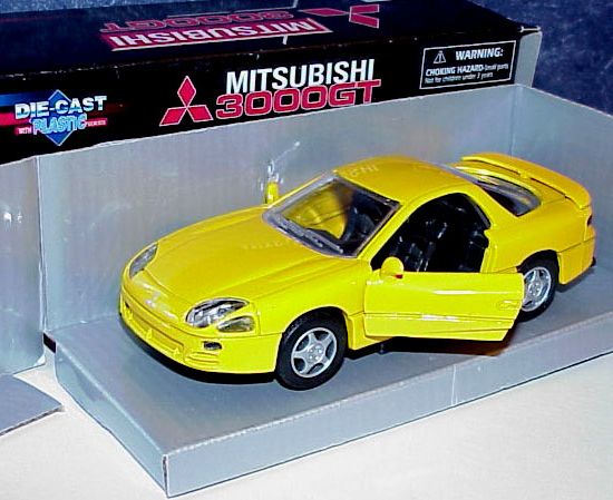 1/32 Scale Diecast 3000GT Pullback Yellow in Box