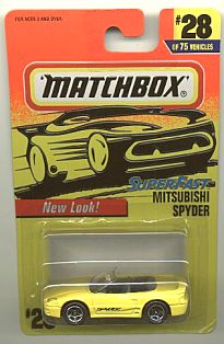 Matchbox #28 Spyder Yellow