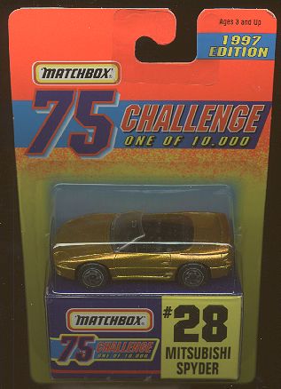 Matchbox 75 Challenge Gold #28